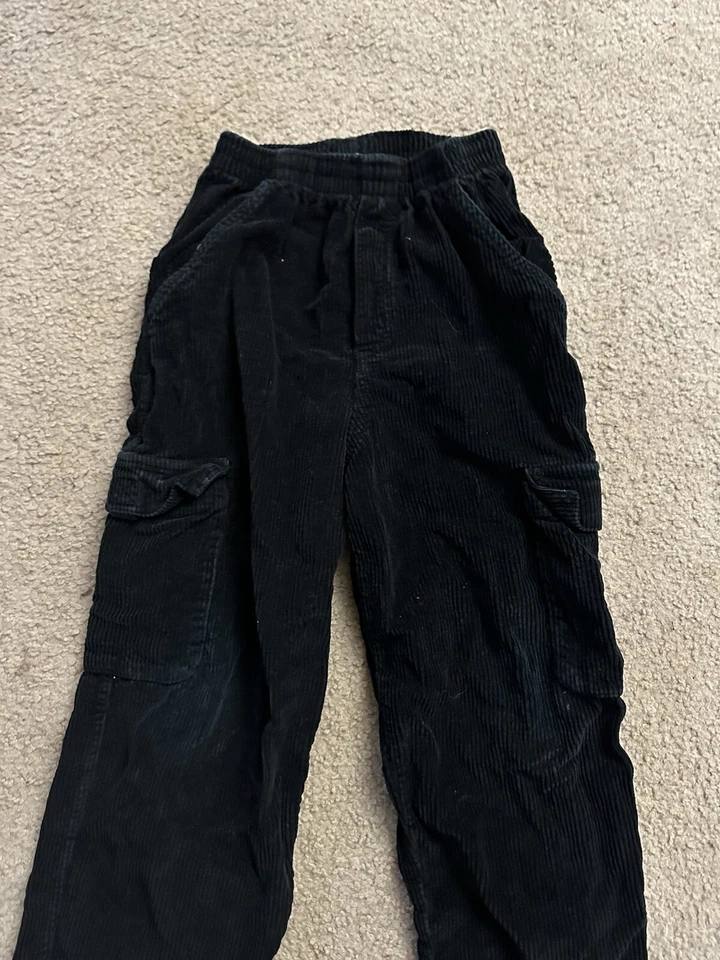 Pantalones Flapdoodles Vintage Niño Azul Marino Pana Carga Utilidad Talla 10 Foto 2 de 4