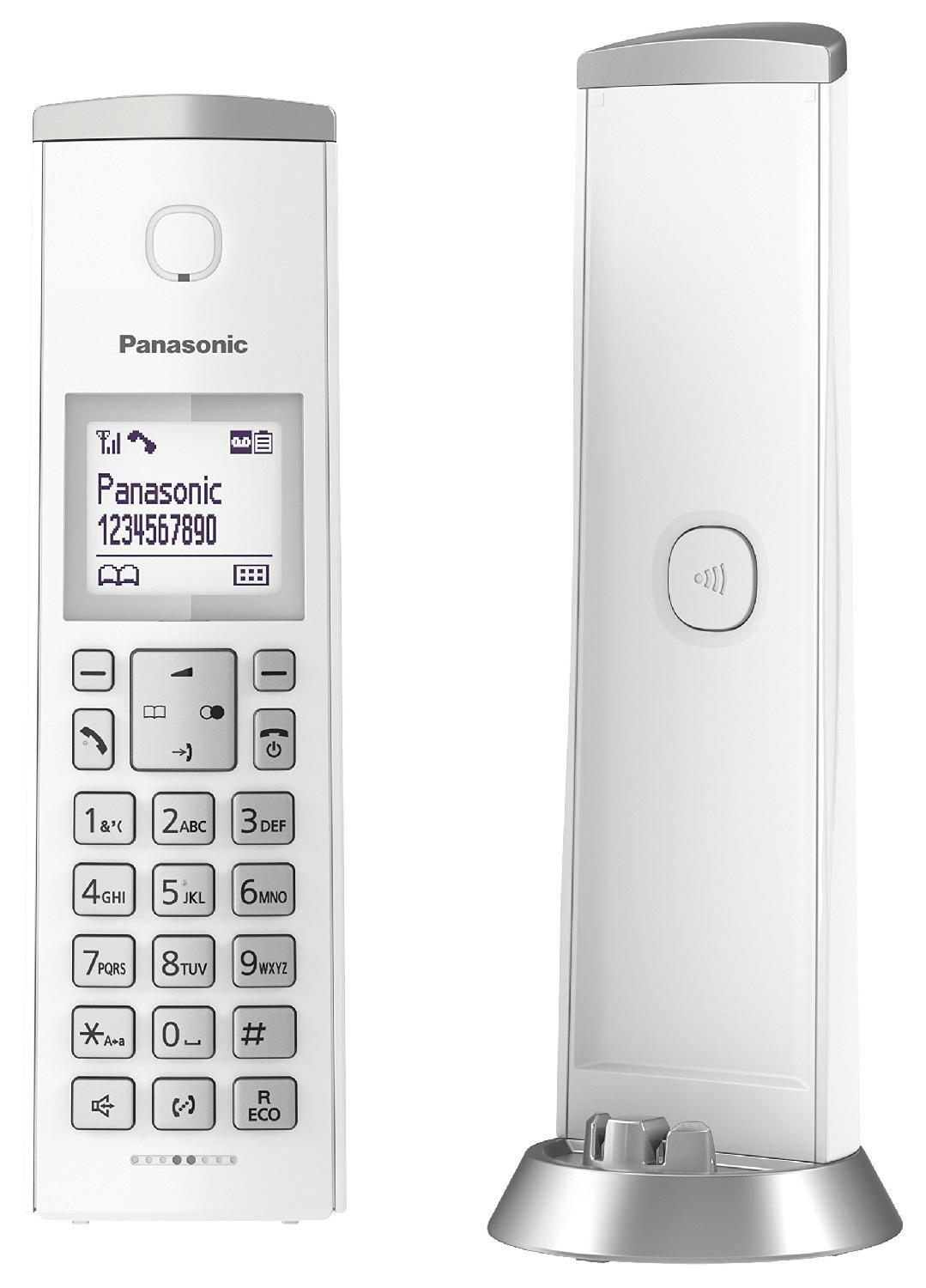 Panasonic Cordless Telefono Fisso DECT con segreteria + blocco ID KX-TGK220JT