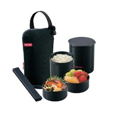 Juego de lonchera de aislamiento térmico tarro de comida de acero inoxidable ZOJIRUSHI TALLA-JB02-BA