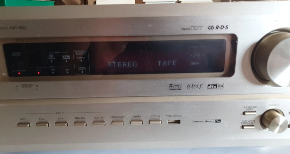 Denon AVR-3802 Highend Dolby Digital DTS 7.1 Receiver Gold - Bild 3 von 4