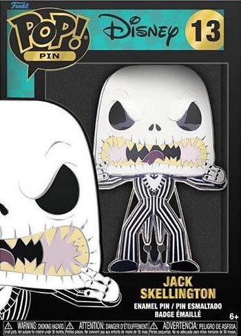 FUNKO PIN Nightmare Before Christmas Scary Jack Skellington FUNKO