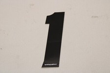 OLD MID SCHOOL BMX NUMBER PLATE STICKER DECAL - 3" - STOCK A - 10