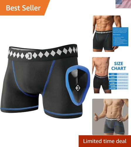 Ergonomische Kompressions-Jockshorts mit Sportschale - Ultimativer Leistenschutz - Bild 1 von 11