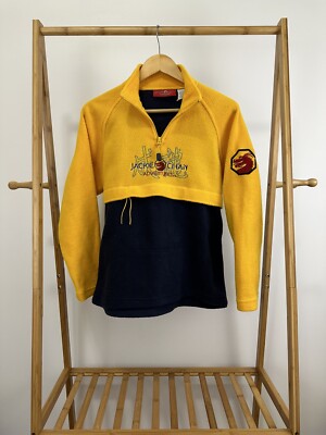 VTG Jackie Chan Adventures Cartoon Fleece Pullover Sweater 14/16
