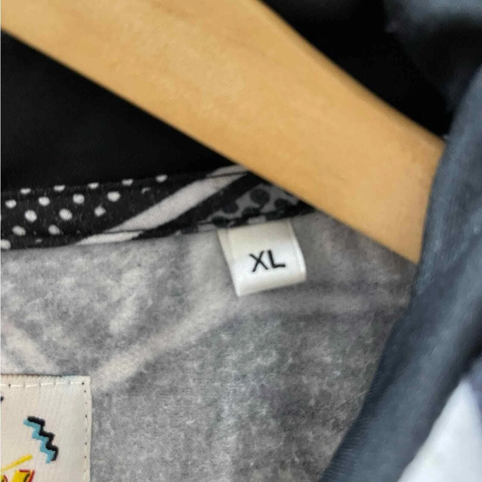 VETEMENTS Felpa con cappuccio trapano Company Oh a scatto pop art taglia XL