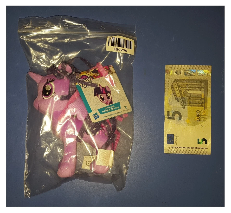 Peluche My Little Pony unicorno PRINCESS TWILIGHT SPARKLE cm 13 nuovo Hasbro - Immagine 1 di 1