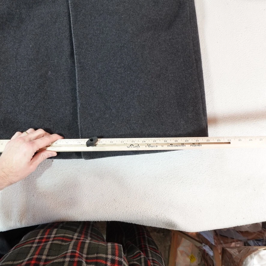 Chaqueta JG Hoock Para Hombres Grande Gris Largo Sobre Abrigo Doble Pecho Old Money Mafia Foto 2 de 4