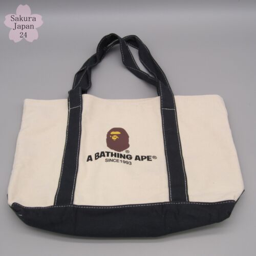 BAPE A Bathing Ape Original Canvas Tote Bag 2011 Winter Magazine Free Gift - Picture 1 of 10