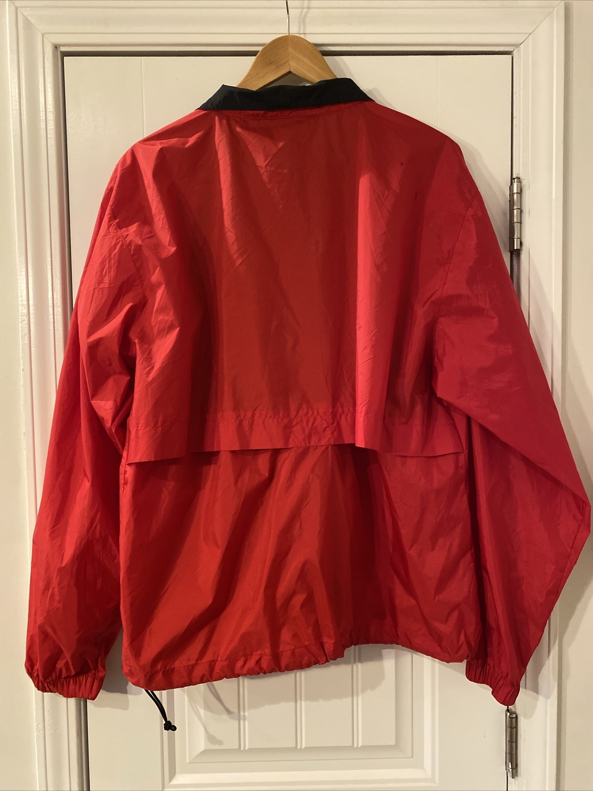 Coupe-vent De Golf Biz Collection – Homme Taille L – Crème Avec Bords Marine – Très Bon état