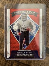 Derrick Henry Crusade RED WAVE PRIZM Panini Rookies & Stars #CR-6