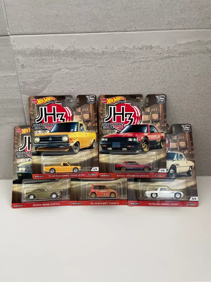 Hot Wheels Car Culture JH3 Japan Historics 3 Complete Set Of 5 Cars Nissan  Mazda