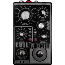 DEATH BY AUDIO Evil Filter Hyper Resonant Multi Mode Filter/Fuzz Pedal Black