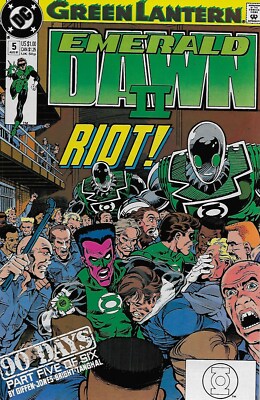 Green Lantern Ermerald Dawn II No.5 / 1991 Keith Giffen Gerard Jones M.D. Bright