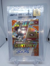 2022 Donruss Elite Brock Purdy Turn of the Century Orange Auto 16/25 BGS 9 🔥🔥