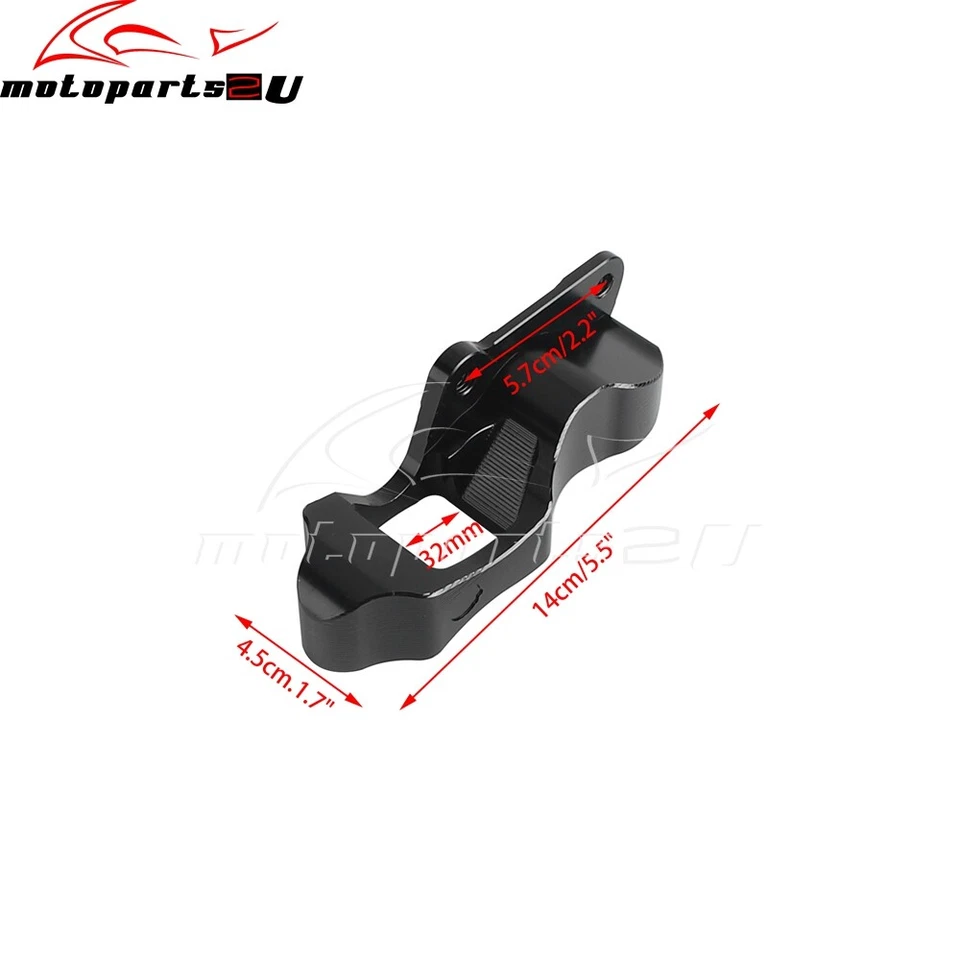 Pinza de radiación de abulón modificada para scooter Vespa Sprint 150 código adaptador M50 Foto 2 de 4