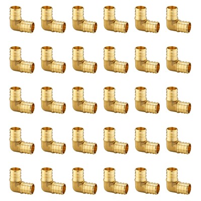 30pcs 3/4 PEX Fittings, Elbow TEE Straight Couplings Set