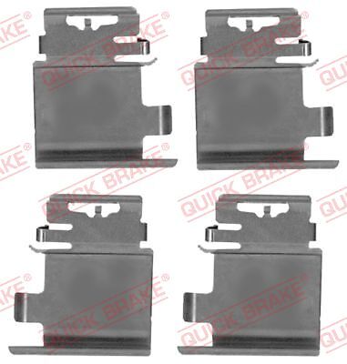 Rear QUICK BRAKE 109-0142 Accessory Kit, disc brake pad for CUPRA,TESLA