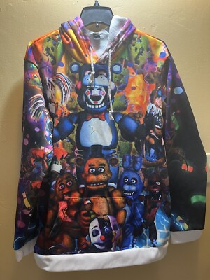 Five Nights At Freddy s 3D Print Graphic Hoodie Sweatshirt Adult Size XL
