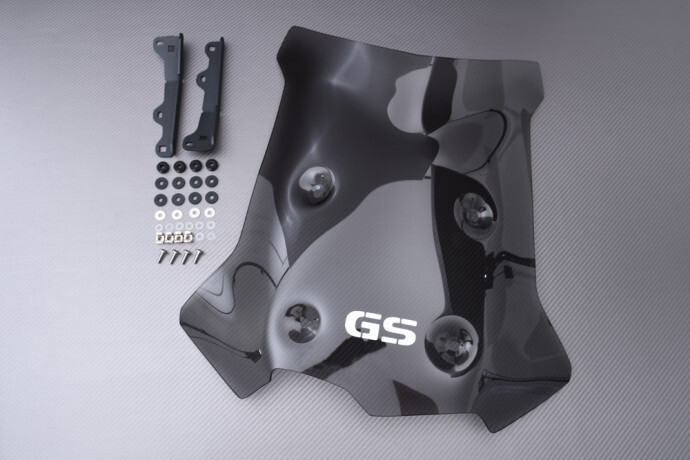 Pare-brise noir BMW F750GS 4mm : Finies les turbulences sur votre F 750GS
