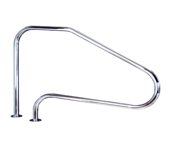Pasamanos de bajada para piscina FX L.1219mm. Acero Inoxidable AISI 316