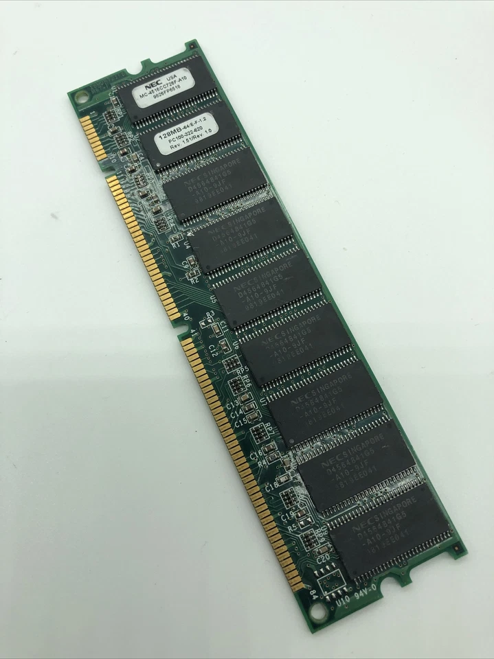 128MB PC-100 168Pin ECC DIMM Memory Module 16x72 128 MEG Kingston Micron PC100 - Image 2 of 4