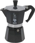 Bialetti Moka Express 6 Cups Black Aluminium Stovetop Percolator /Coffee Maker