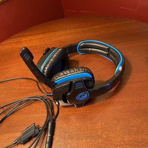 SADES SA708GT Gaming Headset Noise Cancelling Headphones Mic for PS4 Xbox One PC - Picture 2 of 14
