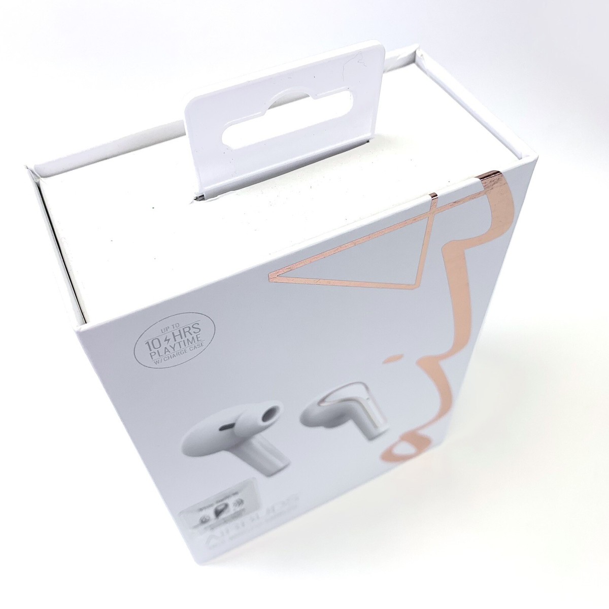 AirBuds Air 4 True Wireless Earbuds White/Gold w/ Charging Case | eBay