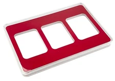 Three Coin Storage Case Standard Size NGC Slabs w/Red Insert Unbranded