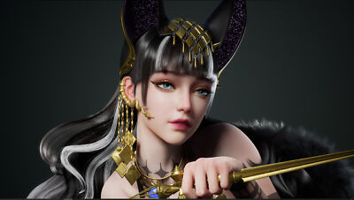 Anime Tangqiuqiu CGi Simple Background Digital Art  Gaming Mat Desk 5445