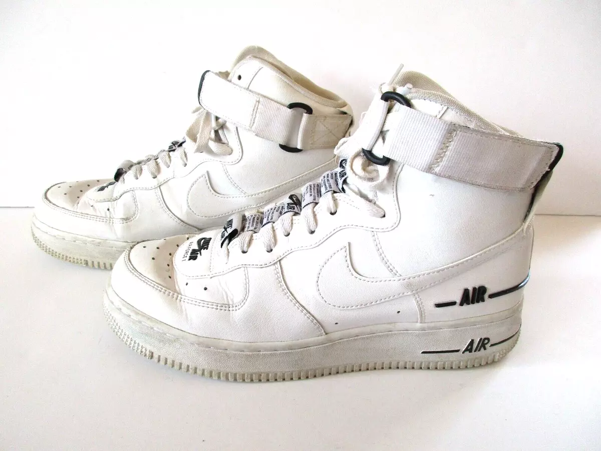 Nike Air Force 1 High '07 LV8 3 Dual Air Triple White CJ1385 100 Size 7