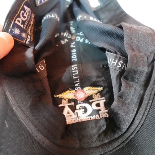 PGA Championship Hat Mens Black Strapback Baltusrol 2016 Golf Outdoor Golfing - 第 9/13 張圖片
