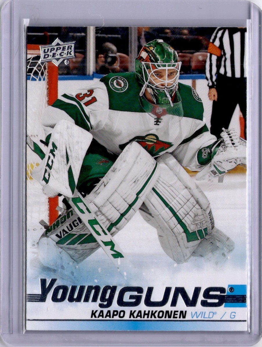 Kaapo Kahkonen Young Guns #470 2019-20 Upper Deck [M076]