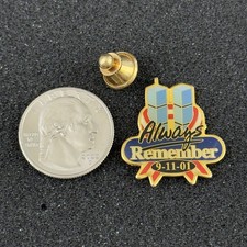 Wal-Mart Walmart 9-11-01 World Trade Centers Always Remember Pin Pinback #51353
