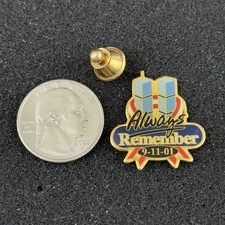 Wal-Mart Walmart 9-11-01 World Trade Centers Always Remember Pin Pinback #51353