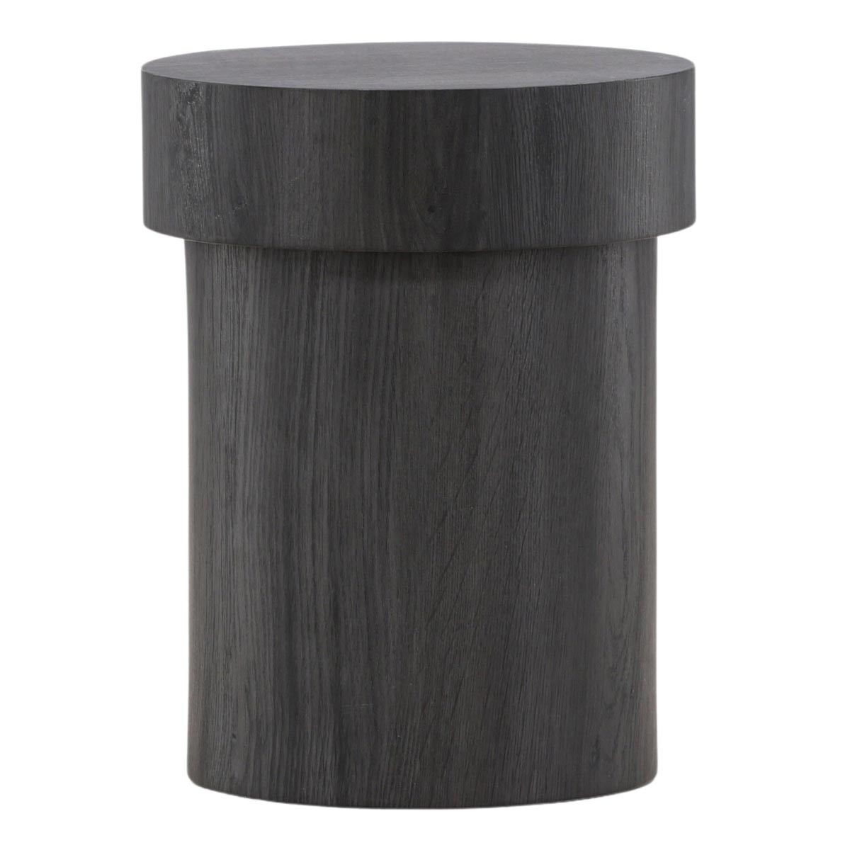 Table d'appoint de salon Malung 35cm en métal noir mat premium
