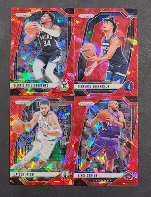 2024-25 Prizm Basketball RED ICE PRIZMS with Rookies You Pick - 2 Card Minimum
