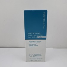 Colorescience Sunforgettable Total Face Shield Flex SPF 50 TAN 1.8 oz -Free Ship