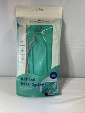 Busy Baby Silicone Mini Mat with Utensils and Toy Straps, for Infant and Toddler