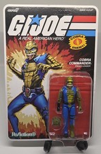 COBRA COMMANDER Once a Man Super 7 ReAction plus O-Ring unpunched GI JOE