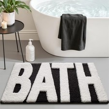 LUMI Bathroom Rugs Non Slip with Rubber Backing, Ultra Soft Bath Mat Absorben...