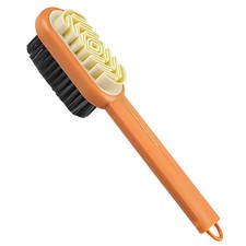2-in-1 Orange Shoe Brush, Lazy Shoe Brush All-Round Cleaning Tool Soft Plasti...