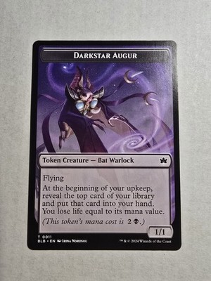 Darkstar Augur Token Bloomburrow Regular