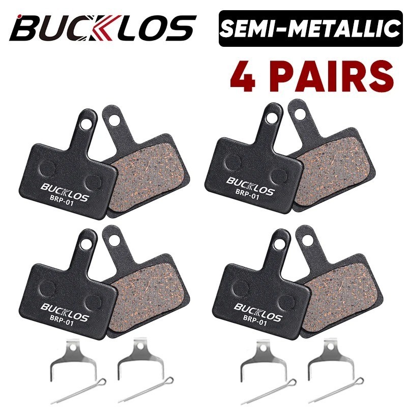 4 Pairs MTB Disc Brake Pads Mechanical/Hydraulic for Shimano Tektro HD-M740/730
