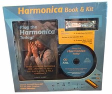 Harmonica Kit Set with Instructional Book/CD by David Harp - New in Box