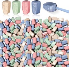 8 PCS Toothbrush Covers Portable Toothbrush Protector Coverings Clips