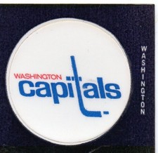 Washington Capitals Team Logo 2 inch puck sticker