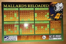 2002-03 QUAD CITY MALLARDS UHL HOCKEY MAGNET SCHEDULE - EAGLE'S CREST APARTMENTS