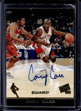 Cory Carr Texas Tech Basketball Press Pass Autograph Auto Rookie Card Bob Knight