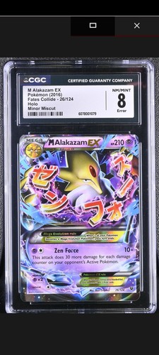 M Alakazam-EX graded CGC 8 for sale on eBay